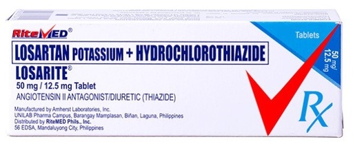 [RX-T10457-CARDI-CAT00064] RM Losarite (Losartan Potassium) 50mg Tablet 