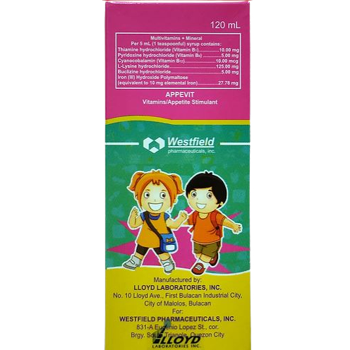 [OTC-T10498-VITF-CAT00149] Appevit syrup 120ml