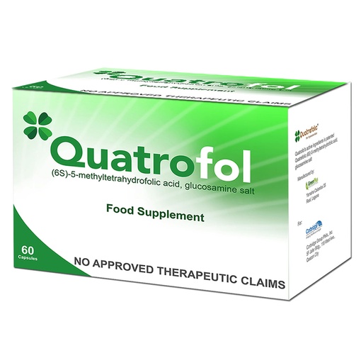 [OTC-T10361-VITF-CAT00012] Quatrofol ((6S)-5-Methyltetrahydrofolic Acid / Glucosamine Salt) Capsule