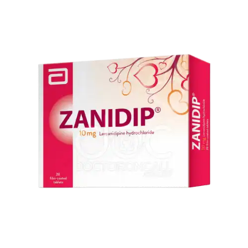 [RX-T10723-CARDI-CAT00330] Zanidip (Lercanidipine) 10mg Tablet 