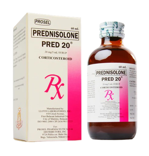 [RX-T11222-RESP-CAT00165] Pred-20 (Prednisone) 20mg/5ml Syrup 60ml