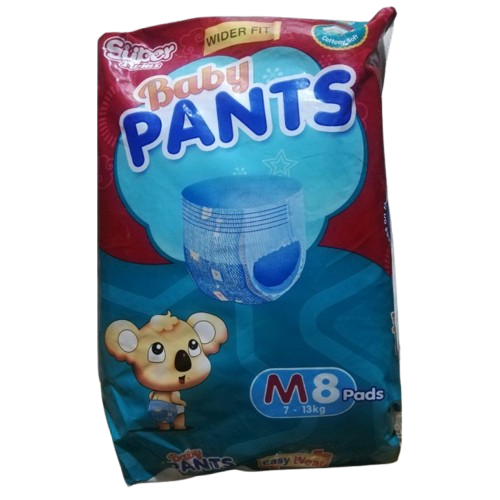 [GR-T10159-DIAP-CAT00045] Super Twins Baby Pants M 8's 