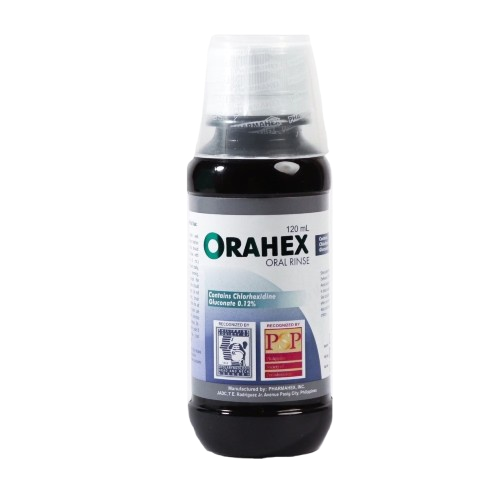 [GR-T10581-ORALC-CAT00005] Orahex (Chlorhexidine gluconate) oral rinse 120mL