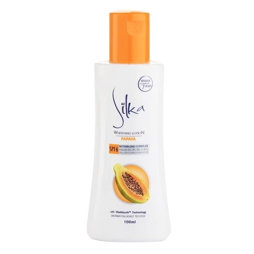 [GR-T10719-SNB-CAT00061] Silka Papaya Lotion SPF 6 100ml 