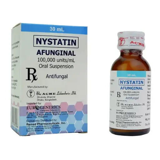 [RX-T10216-ABIO-CAT00216] Afunginal (Nystatin) 100,000 units/ml Oral Suspension 30ml