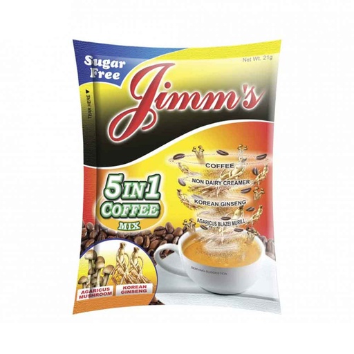 [OTC-T10386-VITF-CAT00037] Jimms 5in1 Coffee Mix Sugar Free 