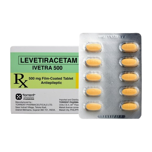 [RX-T11014-NEURO-CAT00141] Ivetra 500 (Levetiracetam) 500mg Film-Coated Tablet