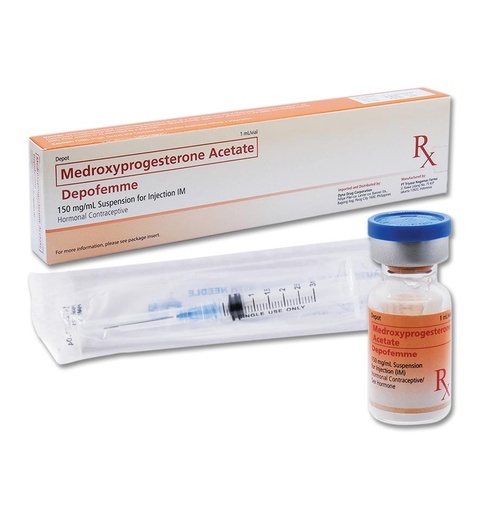 [RX-T11000-GUT-CAT00081] DepoFemme (Medroxyprogesterone) 1mg Vial 1ml