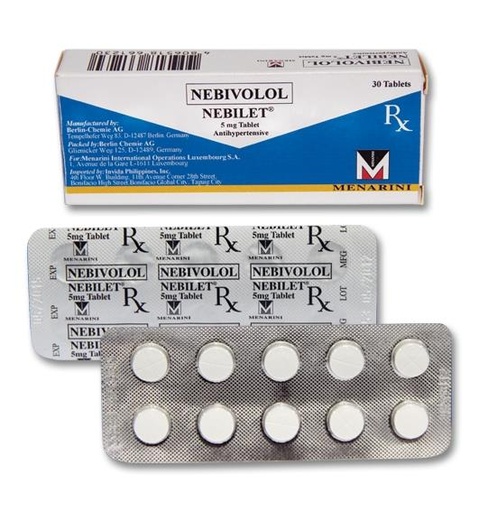 [RX-T10579-CARDI-CAT00186] Nebilet (Nebivolol) 5mg Tablet