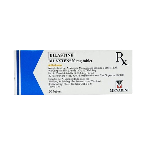 [RX-T11406-RESP-CAT00349] Bilaxten (Bilastine) 20mg Tablet