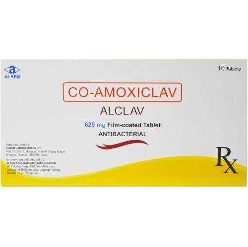 [RX-T10011-ABIO-CAT00011] Alclav (co-amoxiclav) 625mg tablet