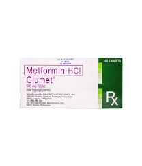 [RX-T10393-ADIAB-CAT00086] Glumet (Metformin) 500mg Tablet