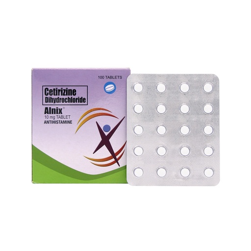 [OTC-T10270-RESP-CAT00080] Alnix (cetirizine) 10mg Tablet 
