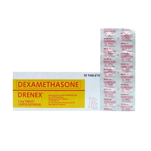 [RX-T11392-RESP-CAT00335] Drenex (Dexamethasone) 3mg Tablet
