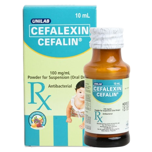 [RX-T10228-ABIO-CAT00228] Cefalin (Cefalexin) 100mg/ml Oral Drops, 10ml