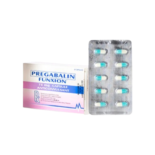 [RX-T11055-NEURO-CAT00182] Funxion (Pregabalin) 75mg Capsule