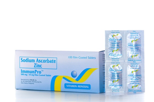 [OTC-T10700-VITF-CAT00351] ImmunPro (sodium ascorbate + zinc) tablet 