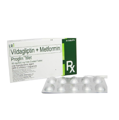 [RX-T10373-ADIAB-CAT00066] ProglinMet (vildagliptin + metformin) 50mg/500mg tablet