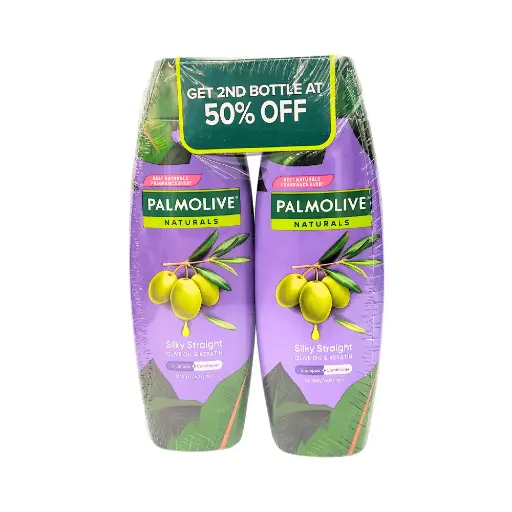 [GR-T10553-HAIR-CAT00035] Palmolive Silky Straight 2nd Bottle 50% Off (Violet) 