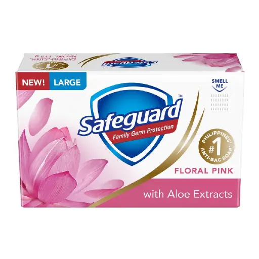 [GR-T10829-SNB-CAT00171] Safeguard Floral Pink with Aloe 115g Soap 