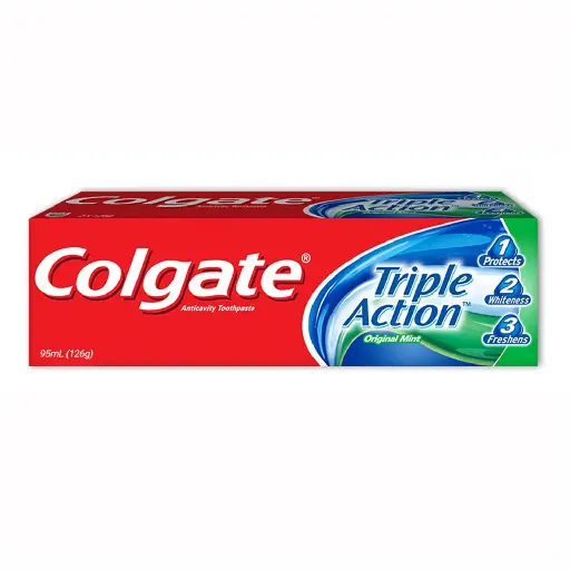 [GR-T10590-ORALC-CAT00014] Colgate Triple Action Toothpaste 126g 