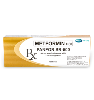 [RX-T10310-ADIAB-CAT00003] Panfor SR (Metformin) 500mg Sustained-Release Tablet