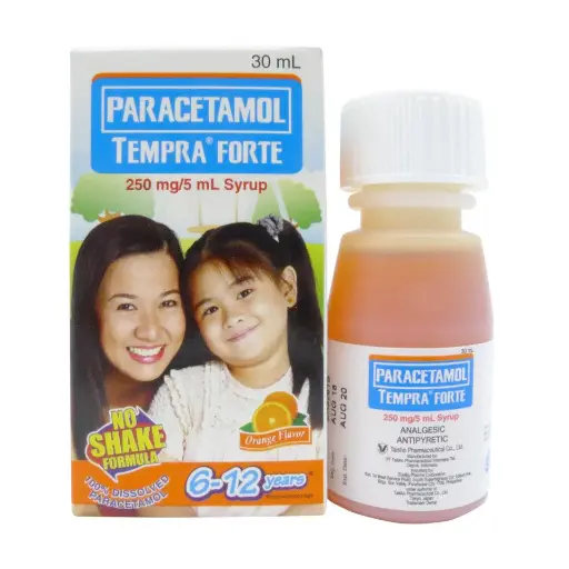 [OTC-T10127-PAIN-CAT00044] Tempra 250mg/5ml Syrup 30ml