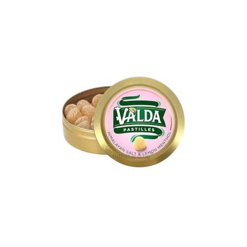 [GR-T10462-FOOD-CAT00103] Valda Pastilles Himalayan Salt & Lemon Menthol 50g 