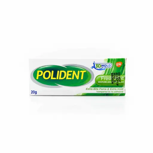 [GR-T10592-ORALC-CAT00016] Polident Denture Adhesive Cream Mint Flavor 20g