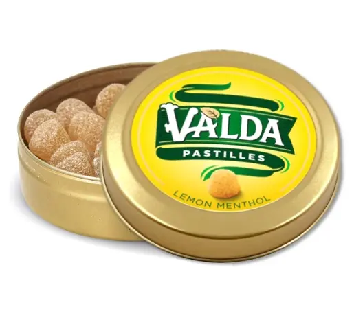 [GR-T10364-FOOD-CAT00005] Valda Pastilles Lemon 50g 