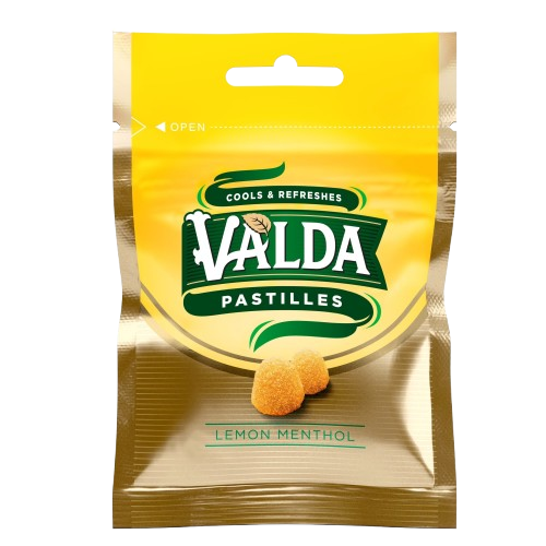 [GR-T10485-FOOD-CAT00126] Valda Pastilles Lemon 20g