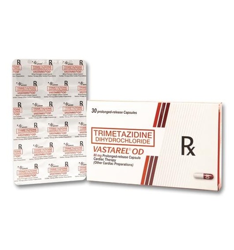 [RX-T10491-CARDI-CAT00098] Vastarel OD (trimetazidine dihydrochloride) 80mg capsule 