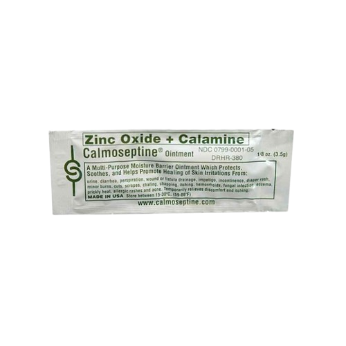 [RX-T11459-STOP-CAT00041] Calmoseptine (Zinc Oxide + Calamine) 3.5g Ointment