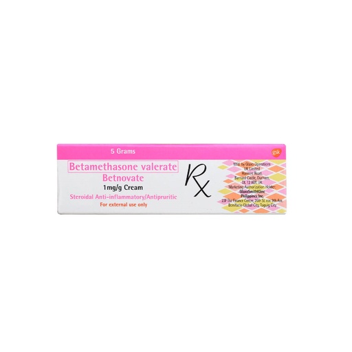 [RX-T11490-STOP-CAT00072] Betnovate (betamethasone valerate) 5g cream 