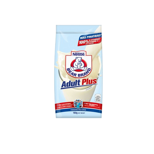 [MN-T10009-AMILK-CAT00009] Bear Brand Adult Plus 180g