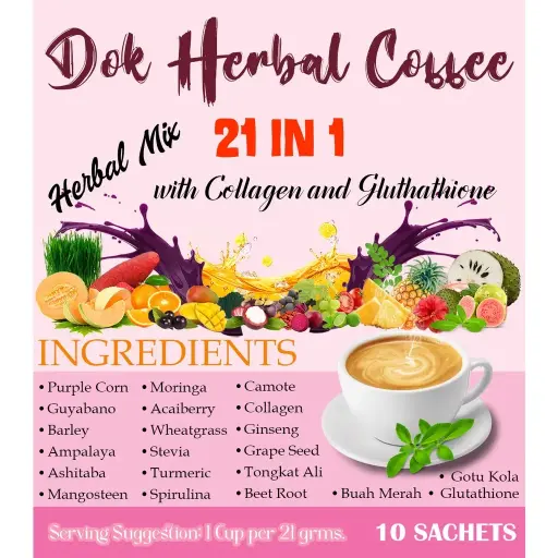 [OTC-T10569-VITF-CAT00220] Dok Herbal Coffee 21 in 1 