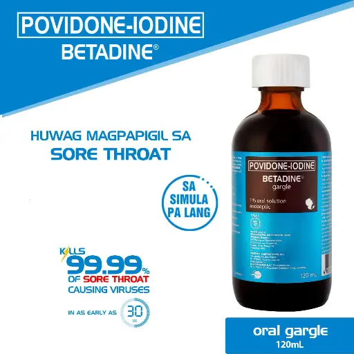 [GR-T10604-ORALC-CAT00028] Betadine Gargle 120ml