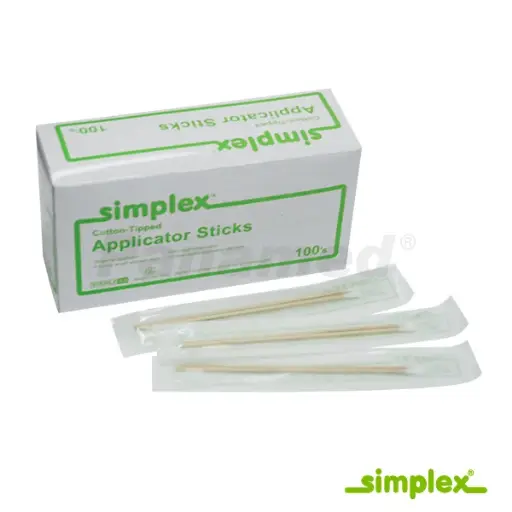 [GR-T10122-COT-CAT00043] Simplex Cotton Applicator Sticks Sterile 