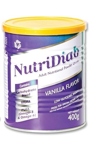 [MN-T10019-AMILK-CAT00019] Nutridiab Vanilla 400g 