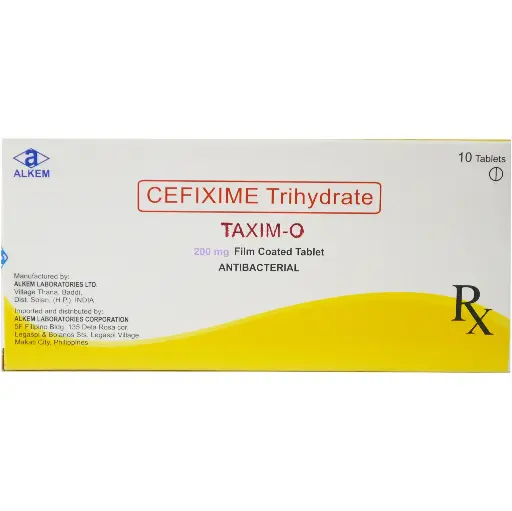 [RX-T10023-ABIO-CAT00023] Taxim-O (Cefixime) 200mg tablet