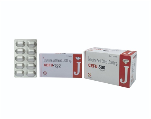 [RX-T10059-ABIO-CAT00059] Cef-U 500 (Cefuroxime) 500mg film-coated tablet