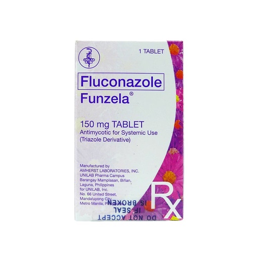 [RX-T10182-ABIO-CAT00182] Funzela (fluconazole) 150mg tablet