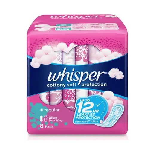 [GR-T10152-DIAP-CAT00038] Whisper Breathable Cottony Soft Non-Wings 8s