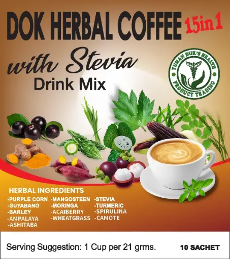 [OTC-T10547-VITF-CAT00198] Dok Herbal Coffee 15 in 1 