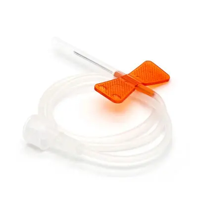 [MS-T10657-NEEDL-CAT00202] Sure-Guard disposable scalp vein set 25G (orange)