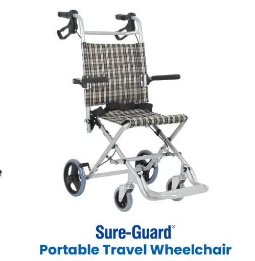 [MS-T10663-ASDEV-CAT00095] Sure-Guard Portable Travel Wheelchair (AMB9001L)