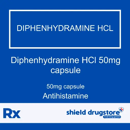 [GEN000118] GN-DIPHENHYDRAMINE HCL 50MG/CAPSULE 