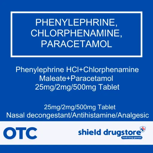 [GEN000233] GN-PHENYLEPHRINE, CHLORPHENAMINE, PARACETAMOL 