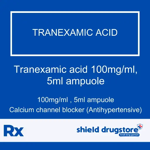 [GEN000284] GN-TRANEXAMIC ACID 100MG/ML, 5ML AMP 