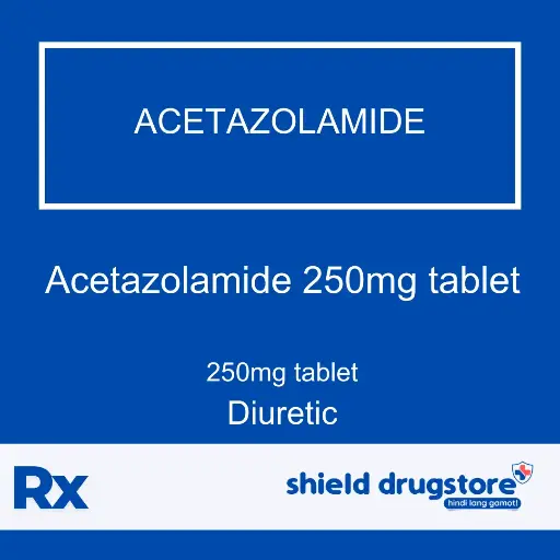[GEN000001] GN-ACETAZOLAMIDE 250MG TAB